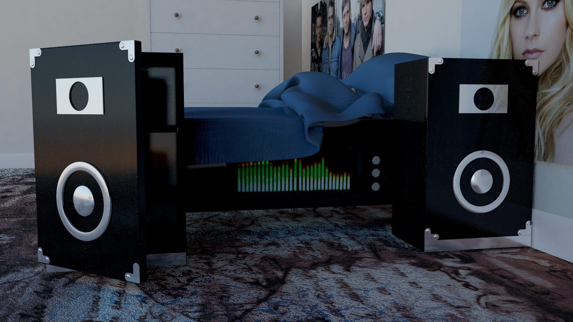 speakerbed